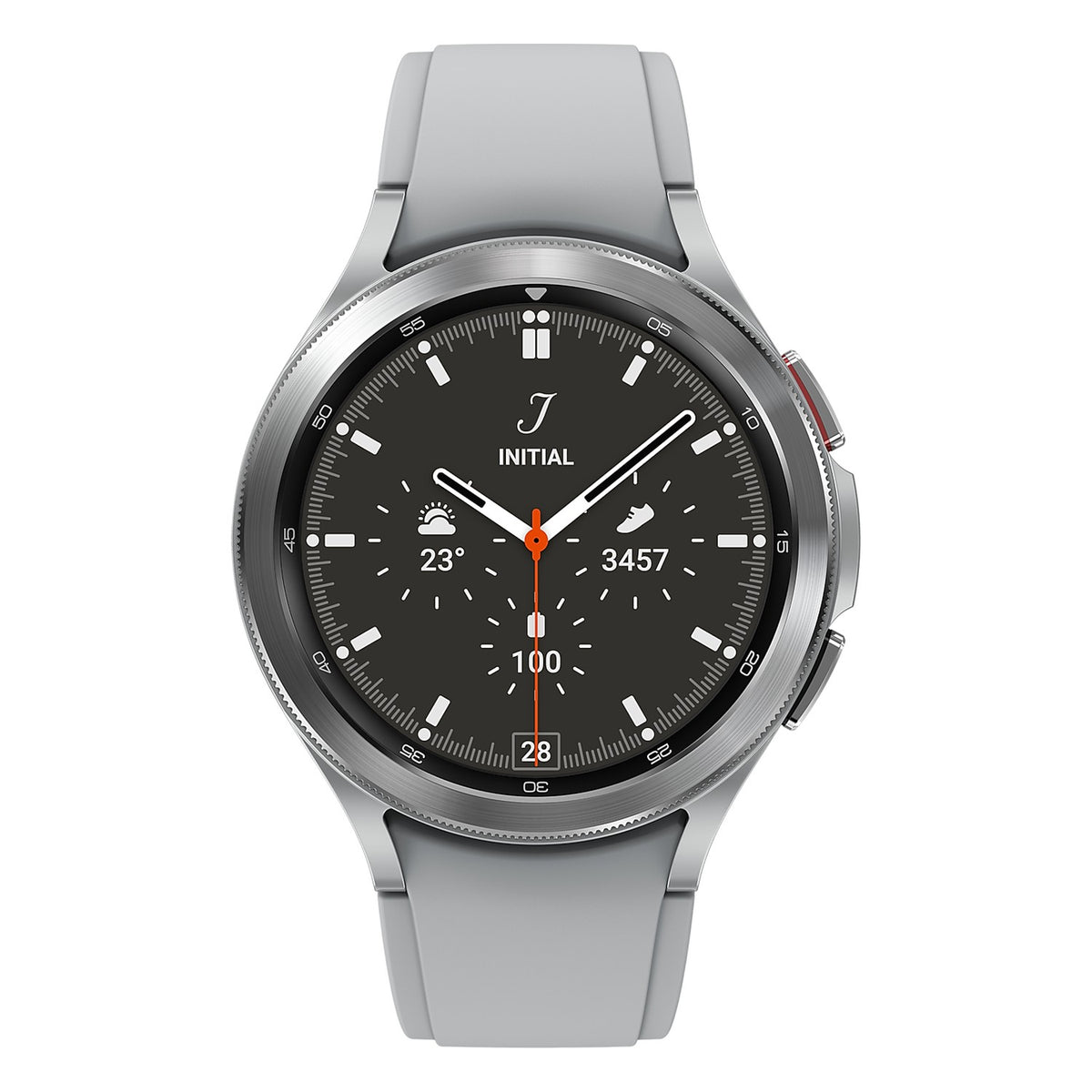 Samsung Galaxy Watch4 Classic 46mm LTE (SM-R895) Silver (Renewed, Grade B)