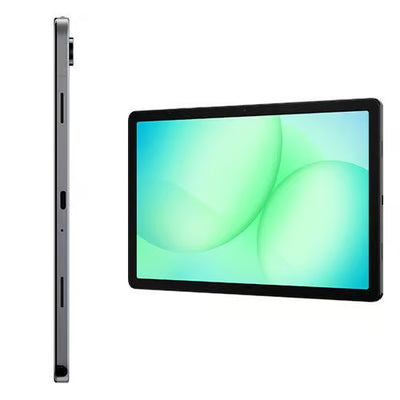 Samsung Galaxy Tab A11+ tablet shown from the side and front
