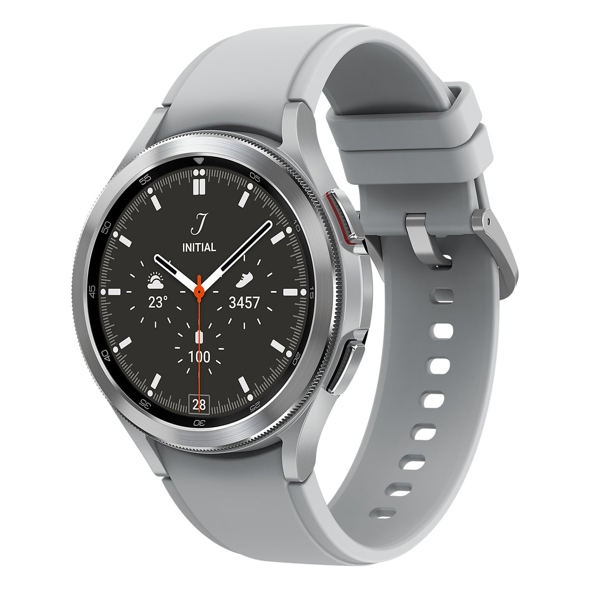 Samsung Galaxy Watch4 Classic 46mm LTE (SM-R895) Silver (Renewed, Grade B)