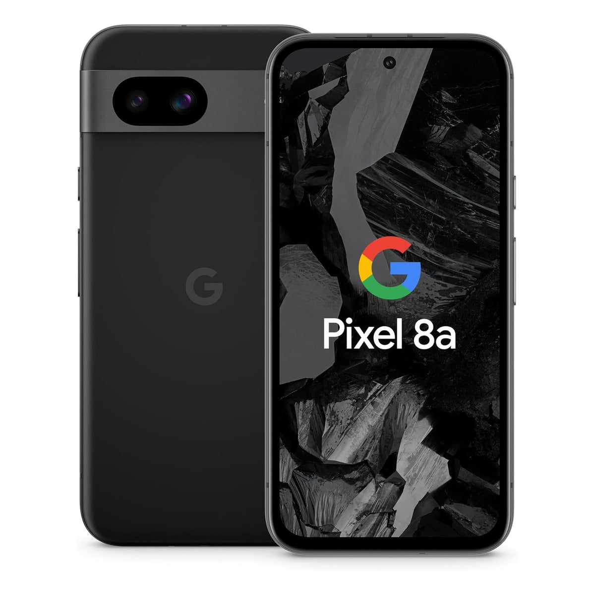 Google Pixel 8a Obsidian (Black), 128GB (Renewed)